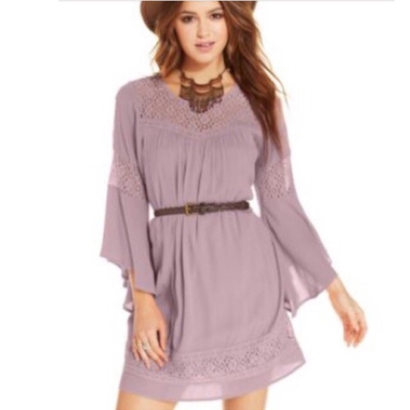 American Rag Dresses & Skirts - NWT American Rag | mauve eyelet boho shift dress